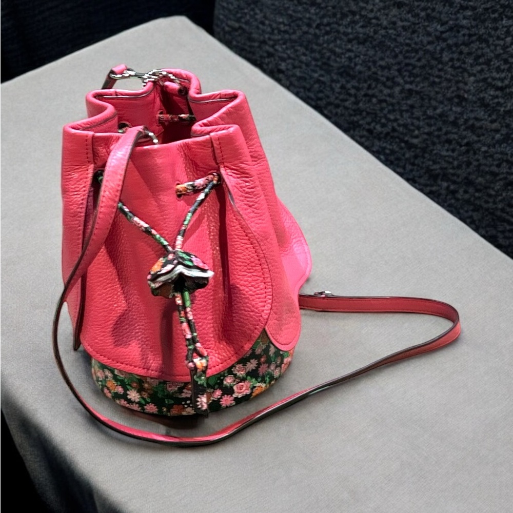 Coach Petal Bag In Leather Floral Mix Crossbody Bag F57543. - Picture 5 of 12